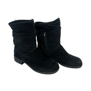 Martino Canadian Suede Leather Slouch Boots Women's 9M Winter Outdoor Ski Lodge